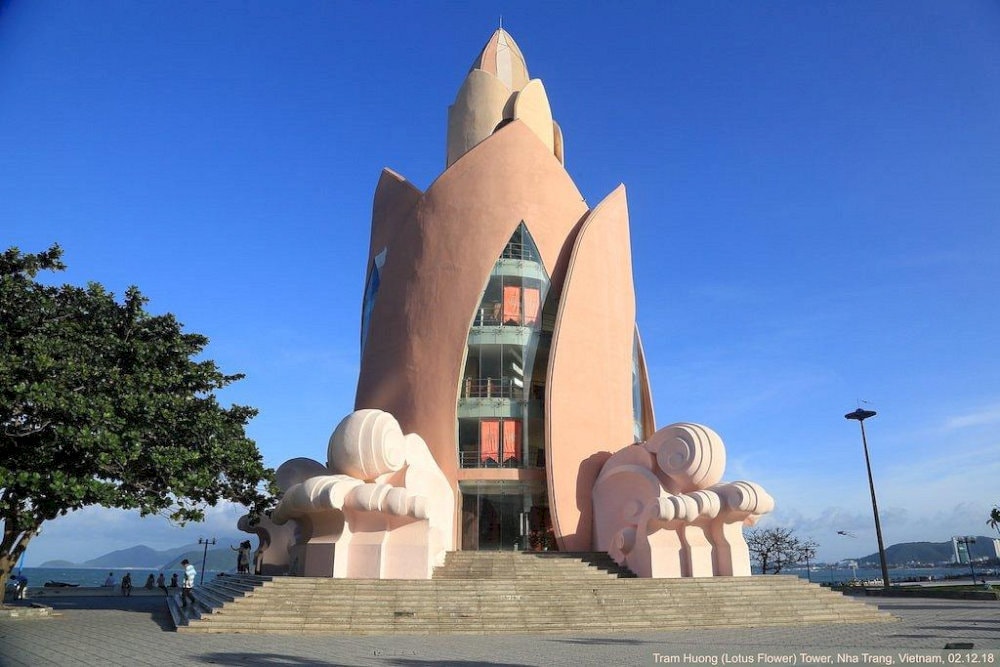 The sculptural presence of Agarwood Tower offers a quiet testament to the enduring connection between nature and culture